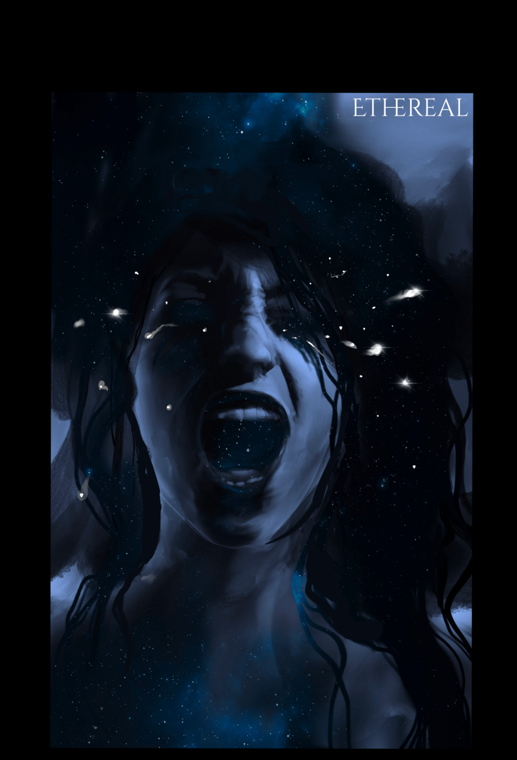 Ethereal ArtPrint: The Cosmic Scream!