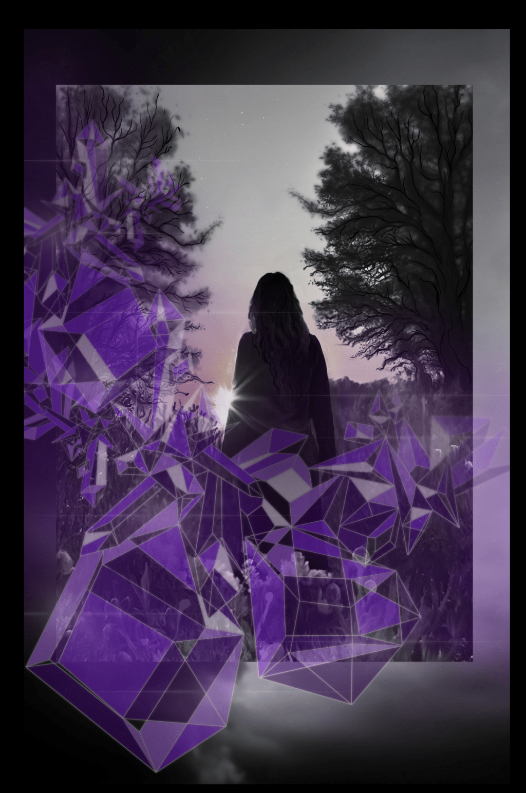 Ethereal Illustration, The Amethyst&nbsp;Fog.